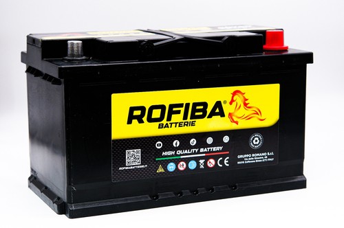 Rofiba batteria auto 80ah - ,