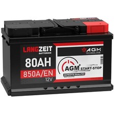 Batteria Auto 80Ah 12V 850A/EN