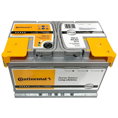 Batteria auto continental 80ah - auto,