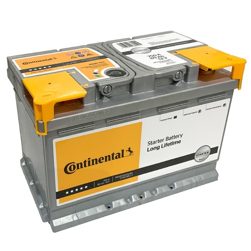Batteria auto continental 80ah - batteria,