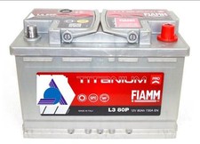 BATTERIA AUTO FIAMM 80AH 730A