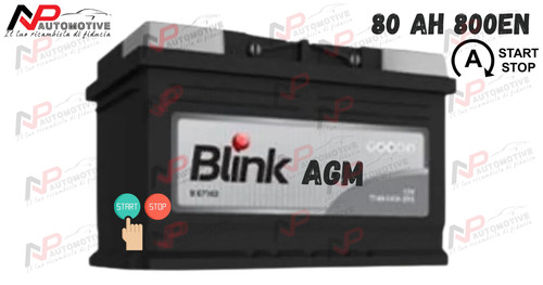 Batteria auto blink agm - batteria,