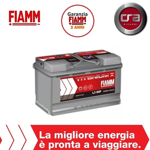 Batteria auto fiamm l380p - auto,