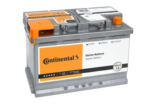 Batteria auto continental 80ah - auto,