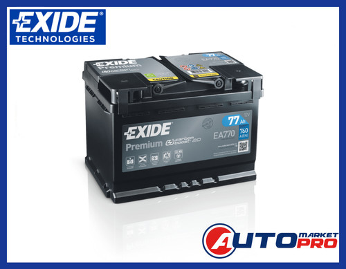 Batteria auto exide - batteria, premium